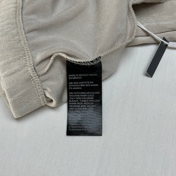 NEW Chicos Travelers No Tummy Pants Size 3R (XL) Pull On Stretch Taupe Slinky - Picture 7 of 7